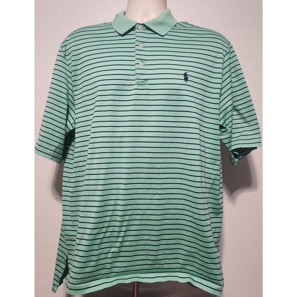 Ralph Lauren Polo Golf Green striped Size L